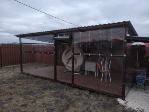 Мягкие окна в предбанник